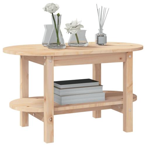 Sofabord 80x45x45 cm massivt fyrretræ