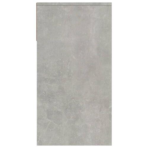 Konsolbord 100x39x75 cm konstrueret træ betongrå