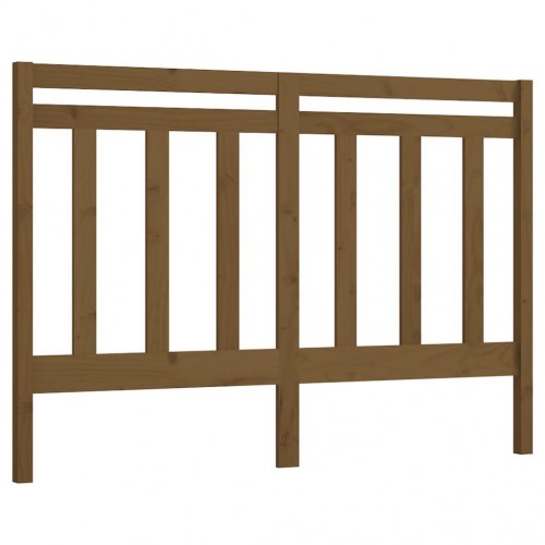 Sengegavl 166 × 4 × 100 cm i massivt fyrretræ - gyldenbrun