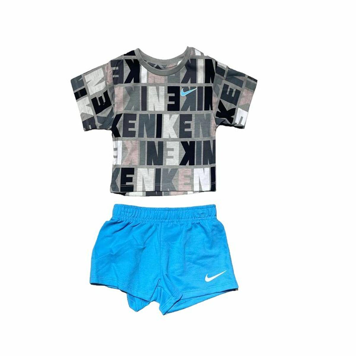 Sportstøj til Børn Nike Knit Short Blå 6 år