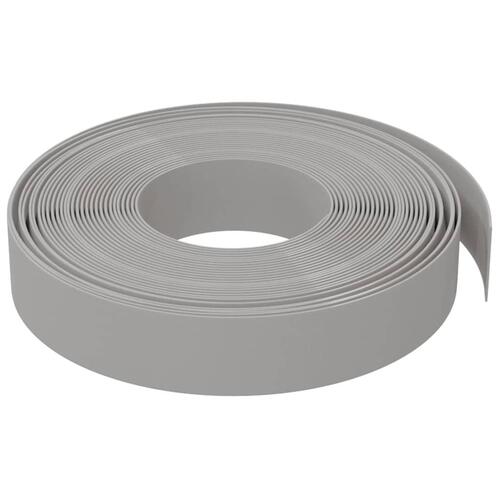 Græskanter 5 stk. 10 m 10 cm polyethylen grå