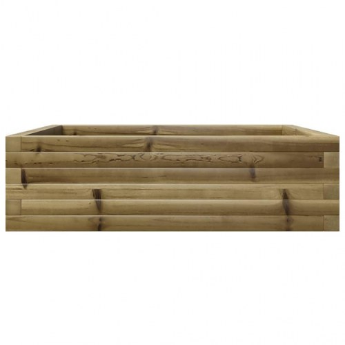 Plantekasse 80x80x23 cm imprægneret fyrretræ