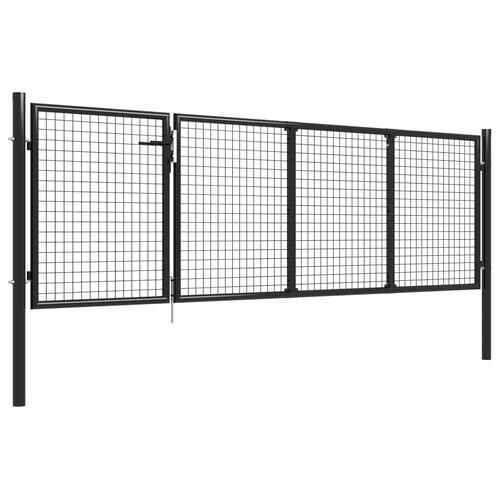 Havelåge 350 x 100 cm stål antracitgrå