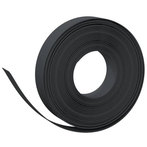 Græskanter 3 stk. 10 m 10 cm polyethylen sort