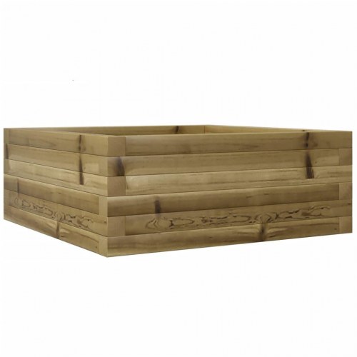 Plantekasse 60x60x23 cm imprægneret fyrretræ