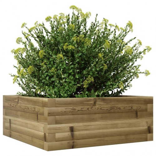 Plantekasse 60x60x23 cm imprægneret fyrretræ