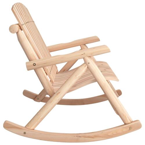 2-personers havebænk med gyngefunktion 123x96x102 cm grantræ