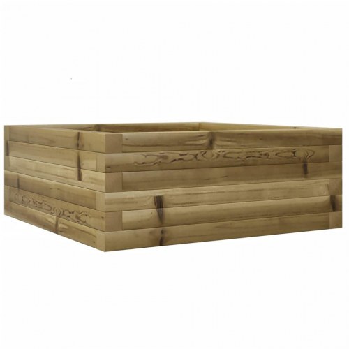 Plantekasse 60x60x23 cm imprægneret fyrretræ