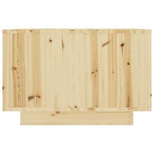 Sofabord 50x50x33,5 cm massivt grantræ