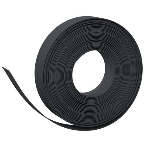 Græskanter 4 stk. 10 m 10 cm polyethylen sort