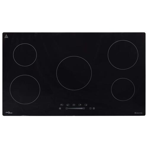 Indbygget induktionskogeplade touch-panel glas 86 cm 2000W