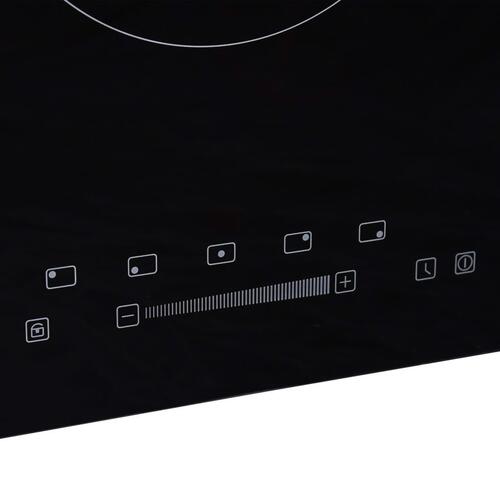 Indbygget induktionskogeplade touch-panel glas 86 cm 2000W