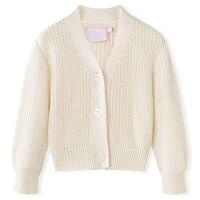 Strikket cardigan til børn str. 116 strik snehid
