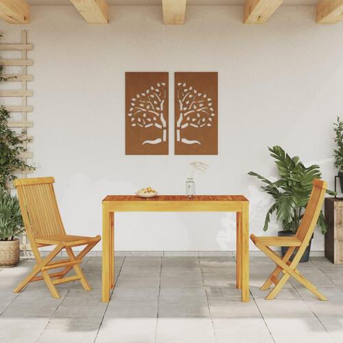 Havebord 110x55x75 cm massivt akacietræ