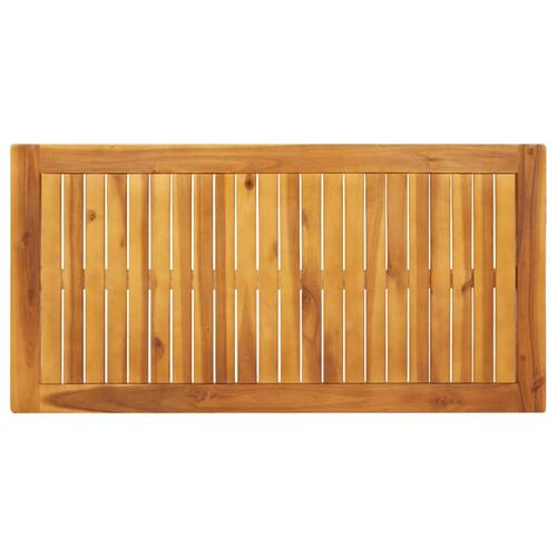 Havebord 110x55x75 cm massivt akacietræ
