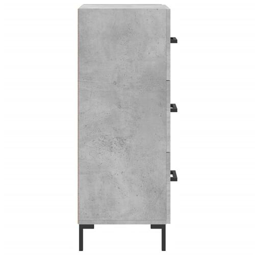 Skænk 34,5x34x90 cm konstrueret træ betongrå