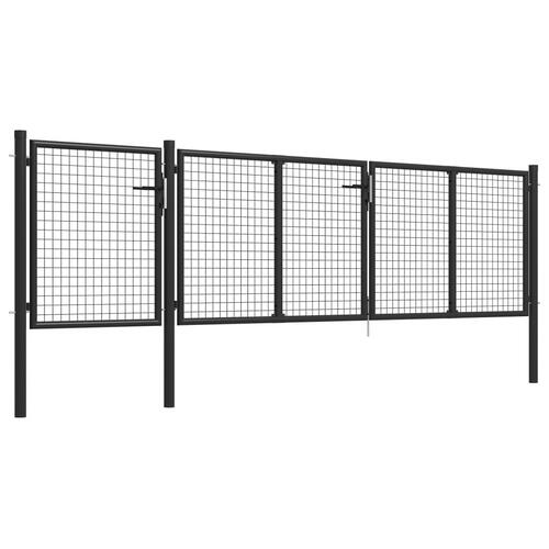Havelåge 400 x 100 cm stål antracitgrå