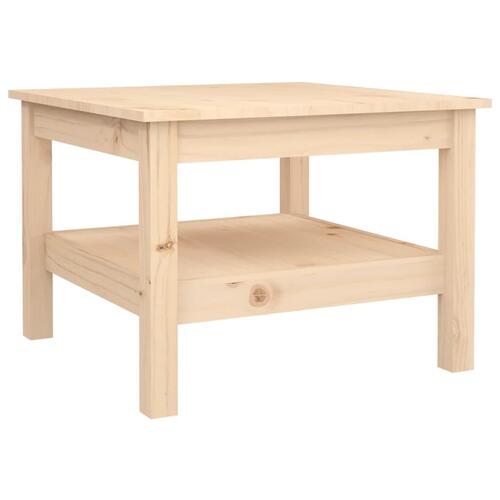 Sofabord 55x55x40 cm massivt fyrretræ