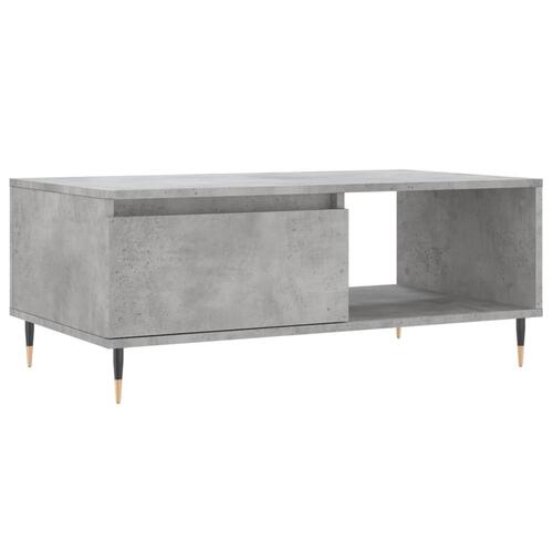 Sofabord 90x50x36,5 cm konstrueret træ betongrå