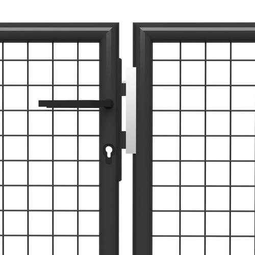 Havelåge 400 x 125 cm stål antracitgrå