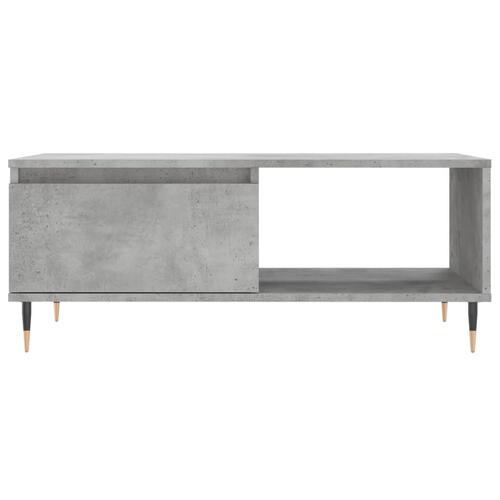Sofabord 90x50x36,5 cm konstrueret træ betongrå