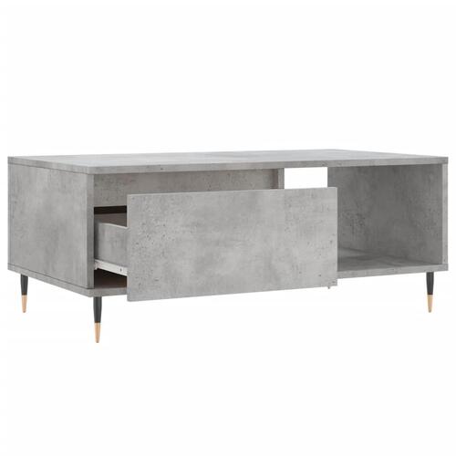 Sofabord 90x50x36,5 cm konstrueret træ betongrå