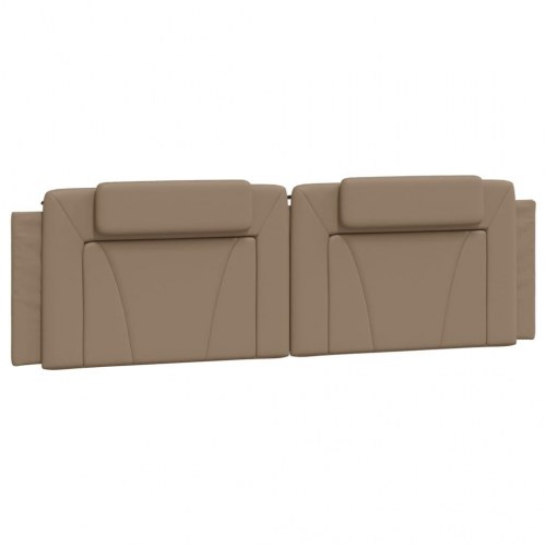 Sengeramme Viana med LED uden madras 180x200 cm cappuccinofarvet