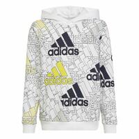 Unisex Hættetrøje Adidas Brand Love Hvid 7-8 år