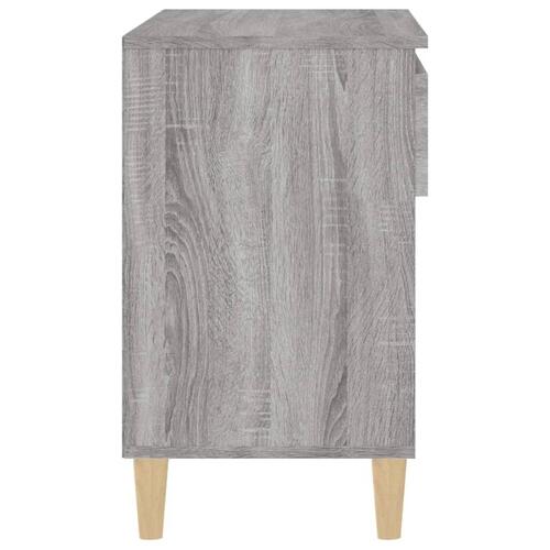 Skoskab 102x36x60 cm konstrueret træ grå sonoma-eg