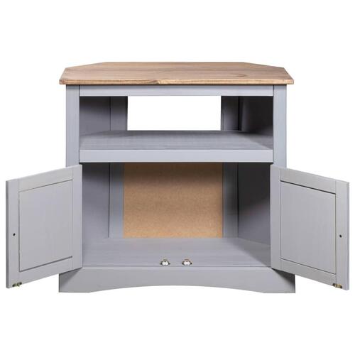 Konsolbord Corona-serien 80x43x78 cm mexicansk fyrretræ grå