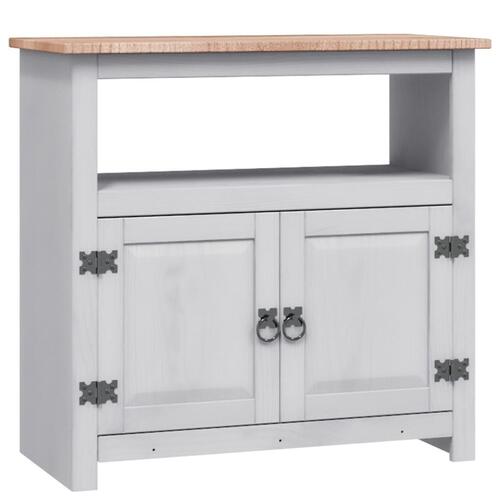 Tv-skab Corona-serien 80x43x78 cm mexicansk fyrretræ grå