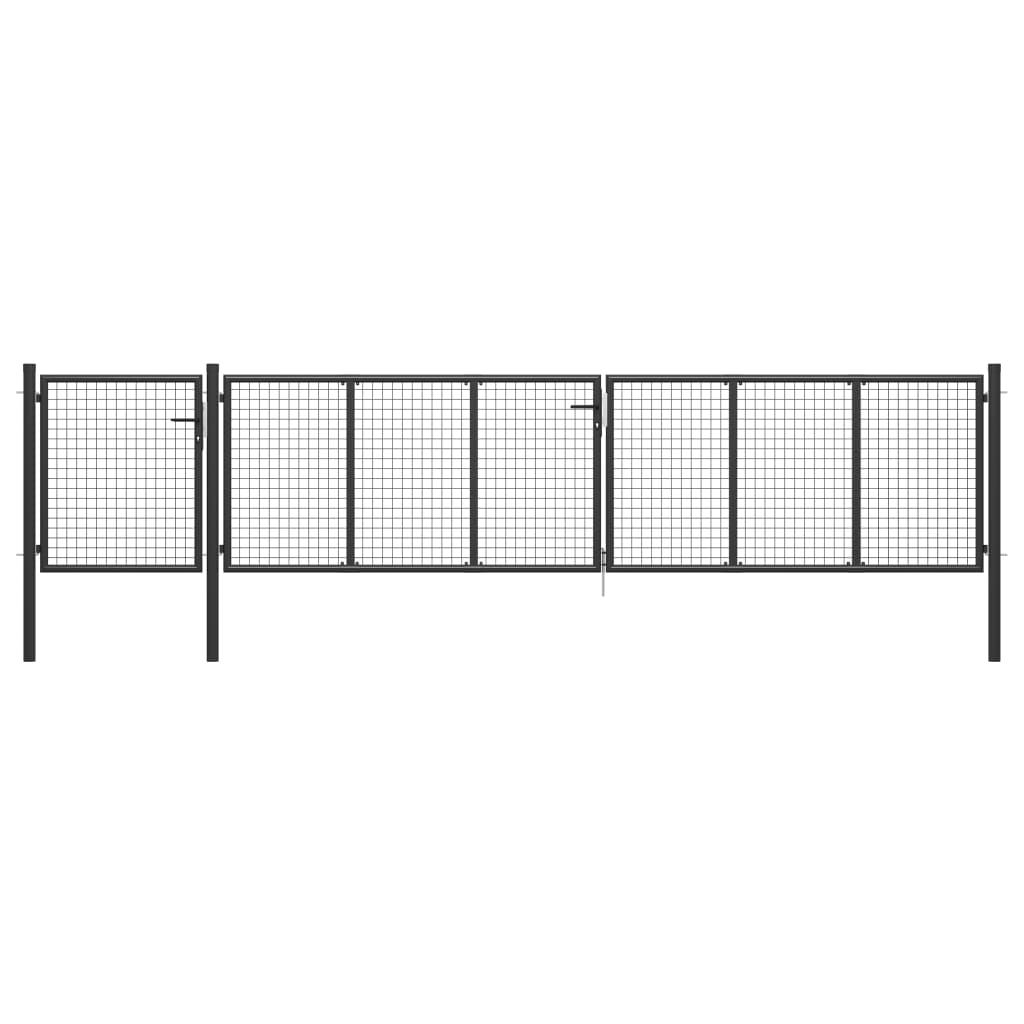 Havelåge 500 x 100 cm stål antracitgrå