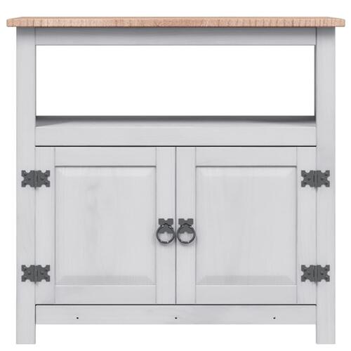 Tv-skab Corona-serien 80x43x78 cm mexicansk fyrretræ grå