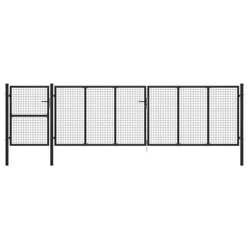 Havelåge 500 x 125 cm stål antracitgrå