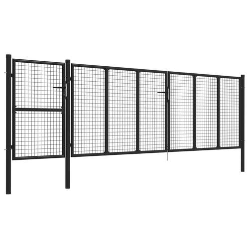 Havelåge 500 x 125 cm stål antracitgrå