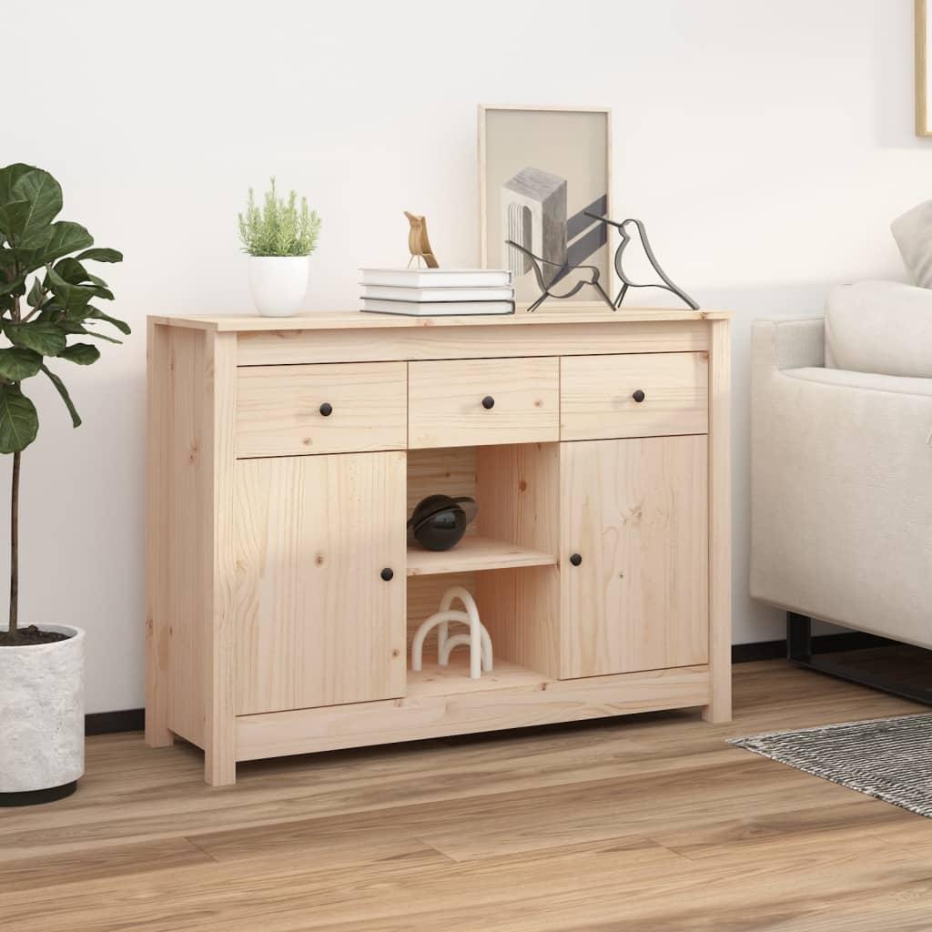 Skænk 100x35x74,5 cm massivt fyrretræ
