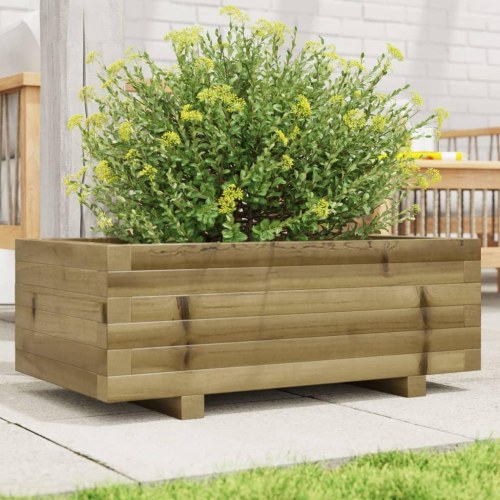 Plantekasse 70x40x26,5 cm imprægneret fyrretræ