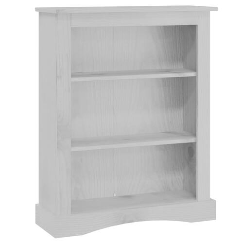 Reol tre hylder Corona-serien 81x29x100 cm fyrretræ grå