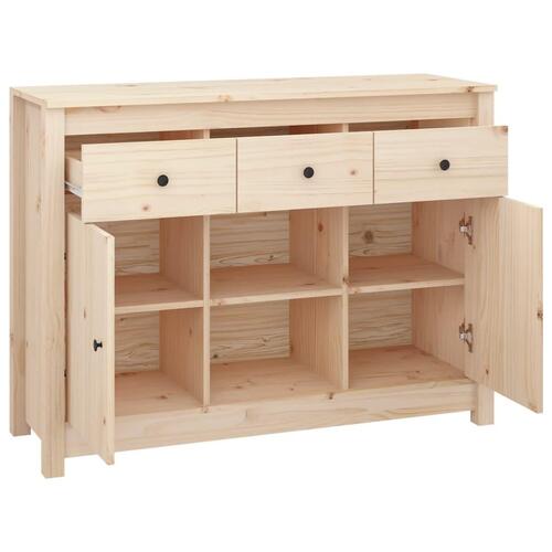 Skænk 100x35x74,5 cm massivt fyrretræ