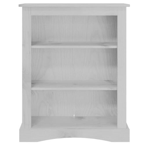 Reol tre hylder Corona-serien 81x29x100 cm fyrretræ grå