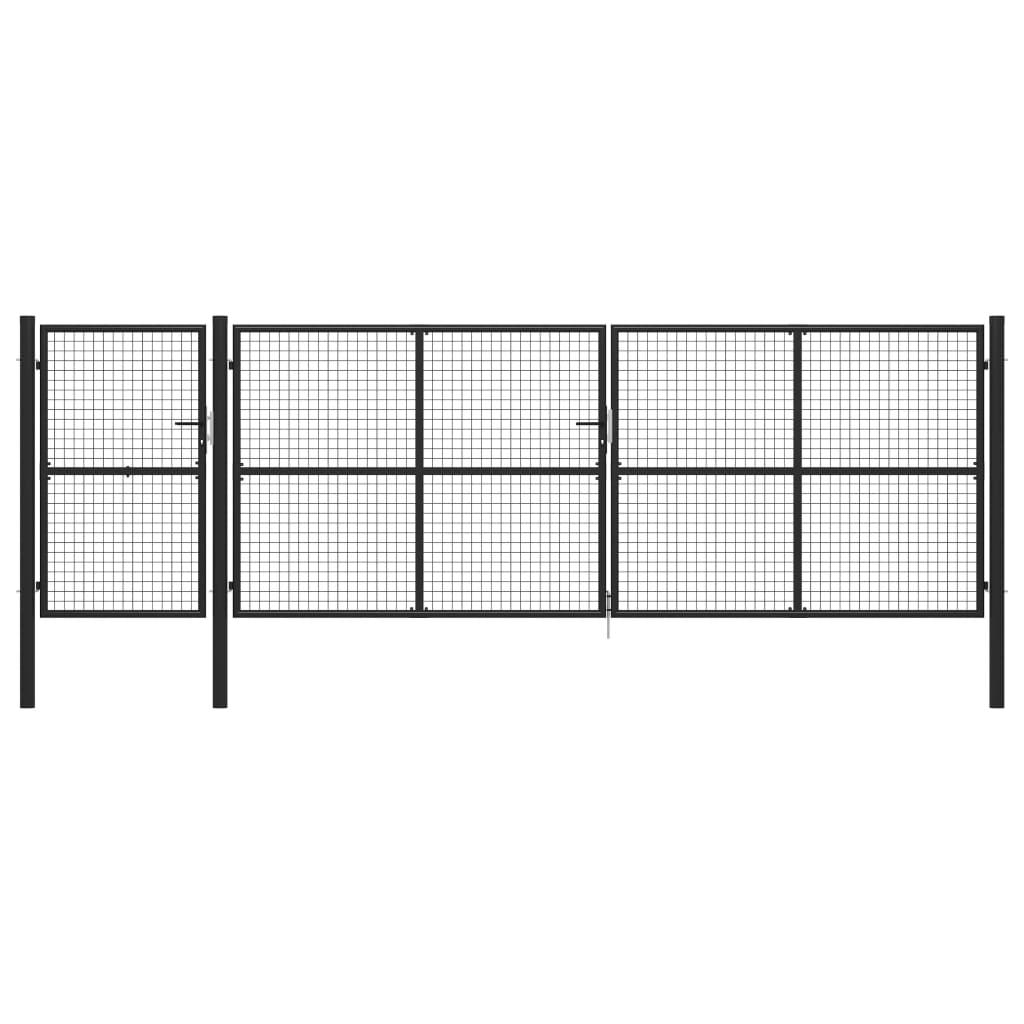 Havelåge 500 x 150 cm stål antracitgrå