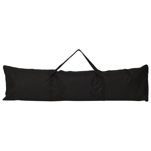 Bærbart baseballnet 183x182x183 cm polyester stål sort orange