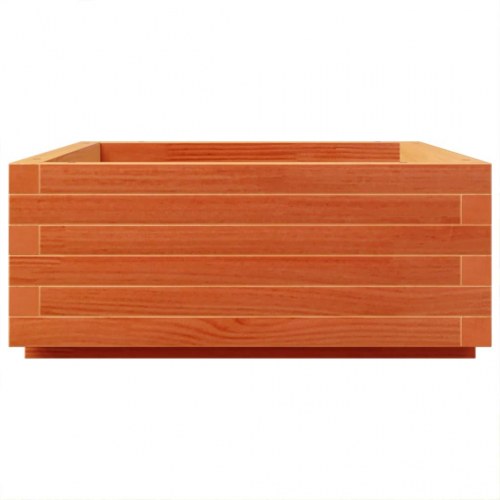 Plantekasse 90 x 60 x 26,5 cm i massivt fyrretræ - gyldenbrun
