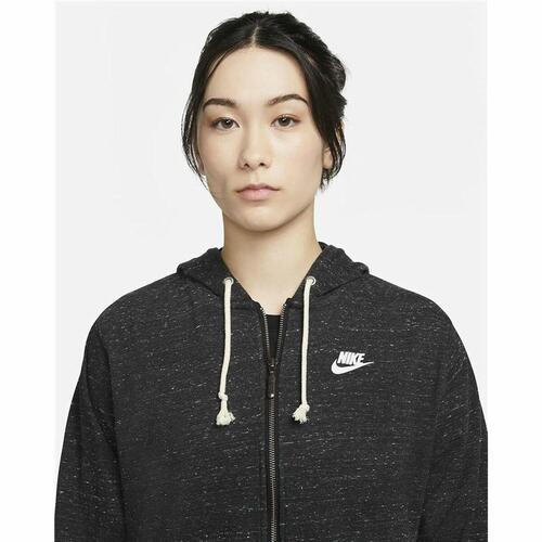 Hættetrøje til Kvinde Nike Sportswear Mørkegrå XL