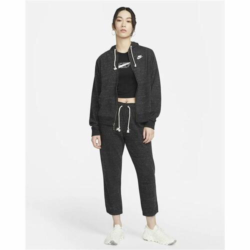 Hættetrøje til Kvinde Nike Sportswear Mørkegrå XL