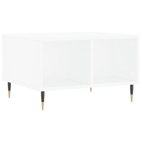 Sofabord 60x50x36,5 cm konstrueret træ hvid