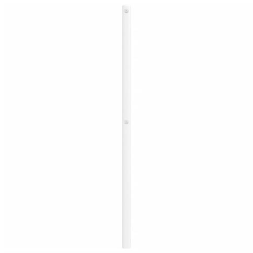 Sengegavl 140 cm metal hvid