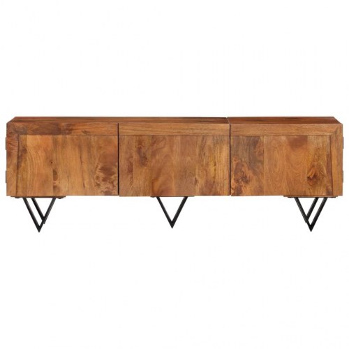 Tv-skab 140x30x46 cm massivt mangotræ