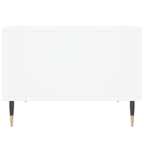 Sofabord 60x50x36,5 cm konstrueret træ hvid