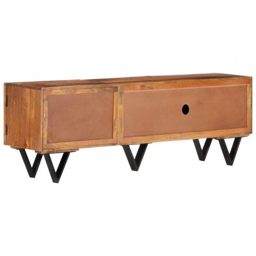 Tv-skab 140x30x46 cm massivt mangotræ